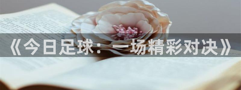 星空体育在线官网：《今日足球：一场精
